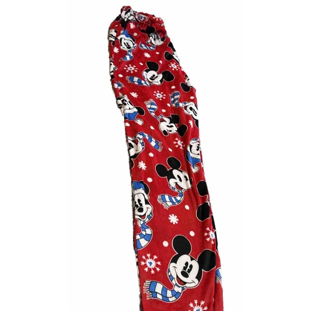 DISNEY Mickey Mouse M X-MAS New MENS Pajama FLEECE Sleep LOUNGE Pants